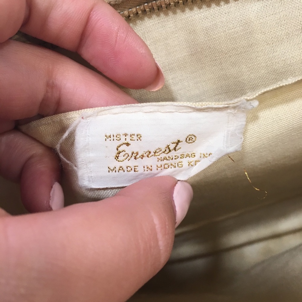 VINTAGE • MISTER ERNEST straw purse - Picture 4 of 7